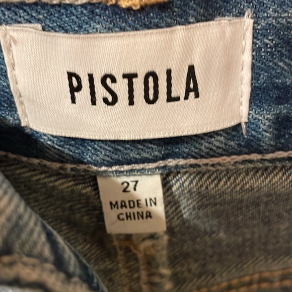 NWT Pistola Alice High Rise Midi Skirt Jean Size 27 - Picture 9 of 14
